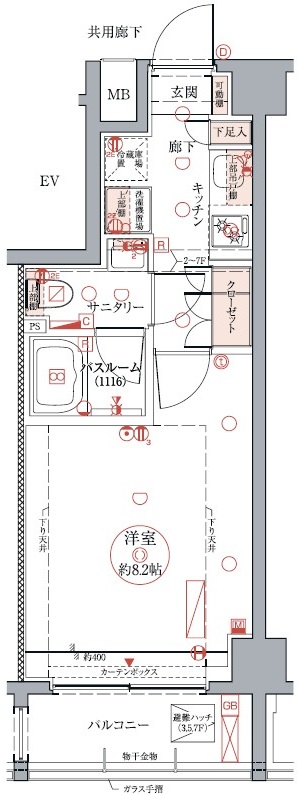 クレヴィスタ大森西の間取り