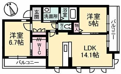 Ｌａ　Ｆｏｎｔｅ（ラフォンテ）の間取り