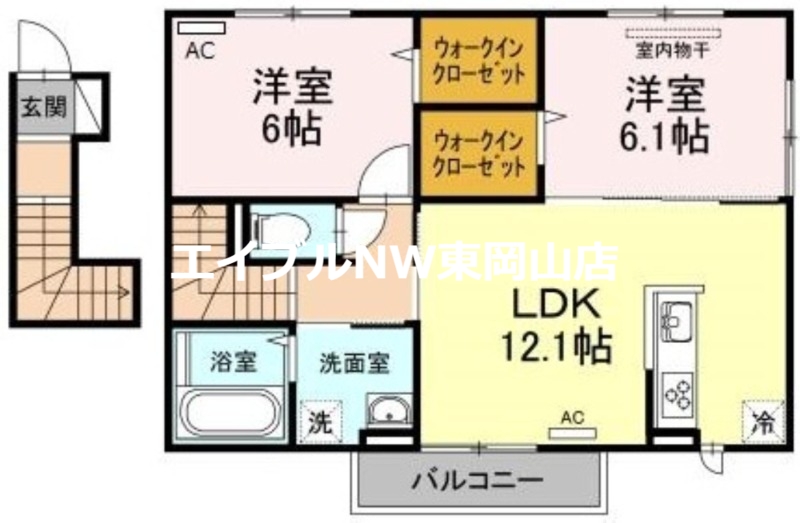 アメージング高屋の間取り