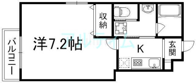 クリオジーテ七条の間取り