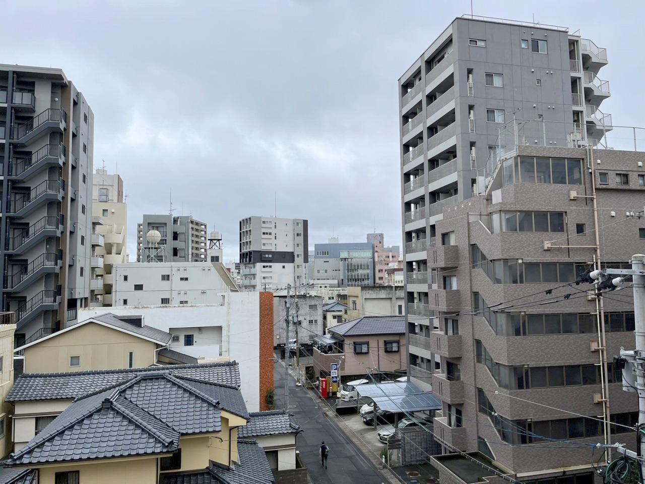 【鹿児島市上之園町のマンションの眺望】