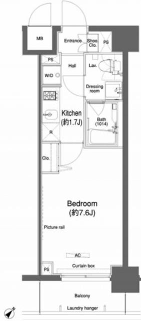 プラウドフラット鶴見Iの間取り