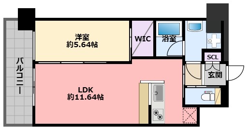 プレジオさくら夙川の間取り