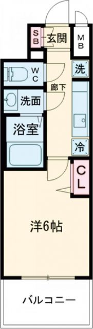ディアレイシャス浅間町IIIの間取り