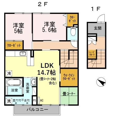 D-room本郷新IIの間取り