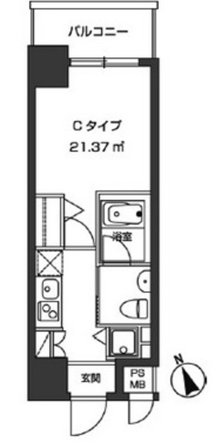 レジディア虎ノ門の間取り