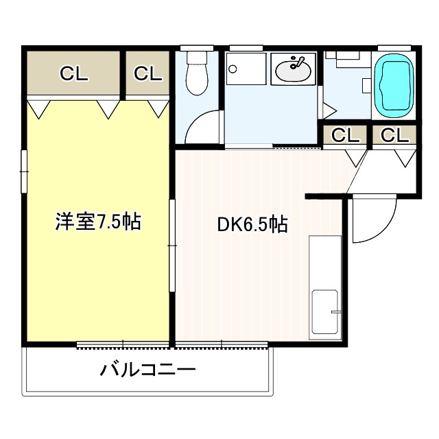 メゾンクレールの間取り