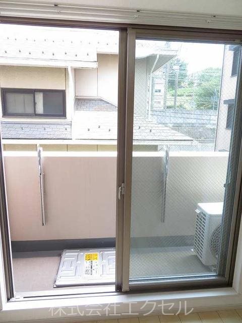 バルコニー　南東向きです。