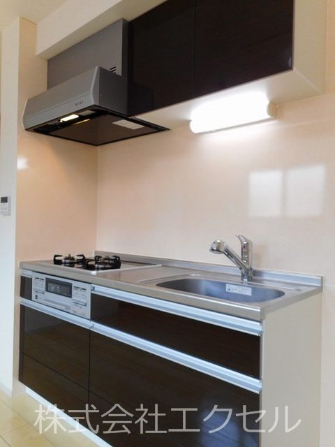 キッチン　うれしいガスコンロが付いてきます。（2口以上）