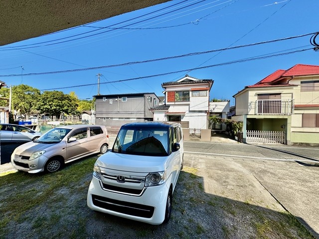 眺望　駐車場側眺望
