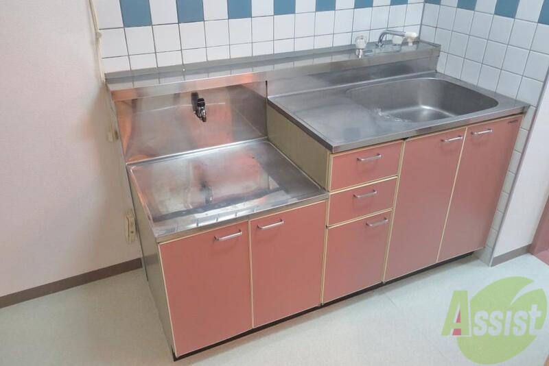 キッチン　キッチンはシンプルで使いやすいですよねー。お料理楽しみですね