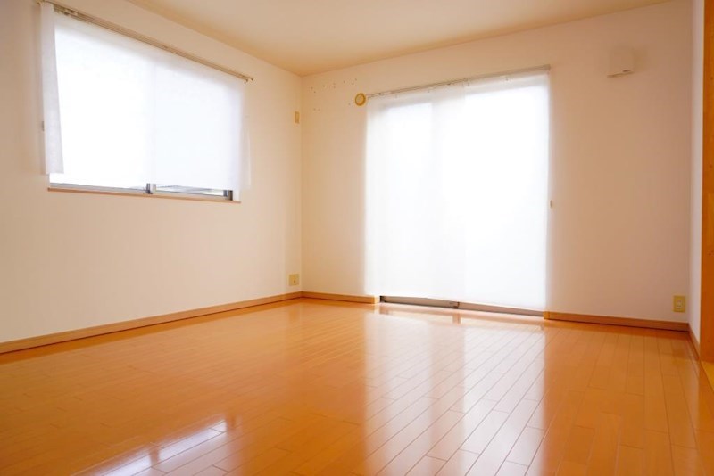 居室・リビング　2面採光のLDK14.3帖