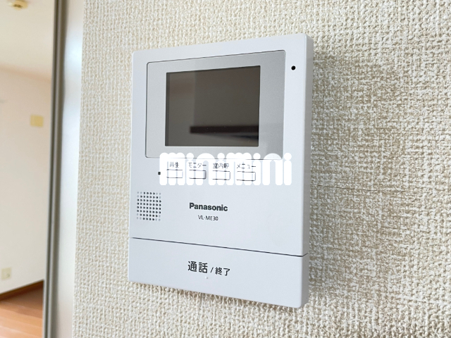 セキュリティ　モニター付きインターホンです
