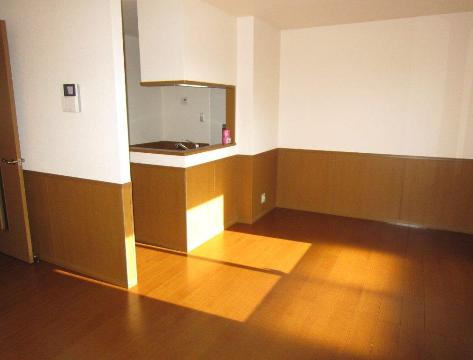 居室・リビング　対面キッチン仕様のLDK