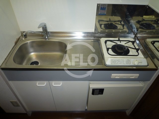 キッチン　プレサンス西心斎橋　1口ガスキッチン