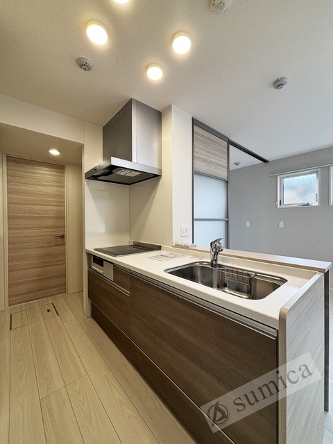 キッチン　３口ＩＨシステムキッチン・お料理もグレードアップ♪♪