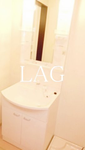 洗面設備　洗面台です。