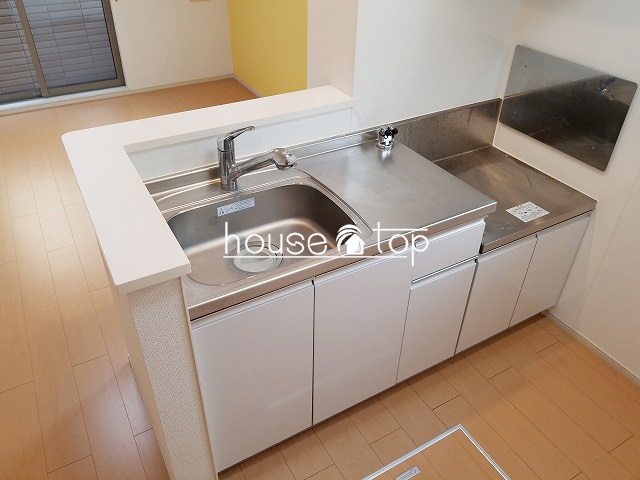 キッチン　2口ガスコンロ設置可！人気のカウンターキッチン♪