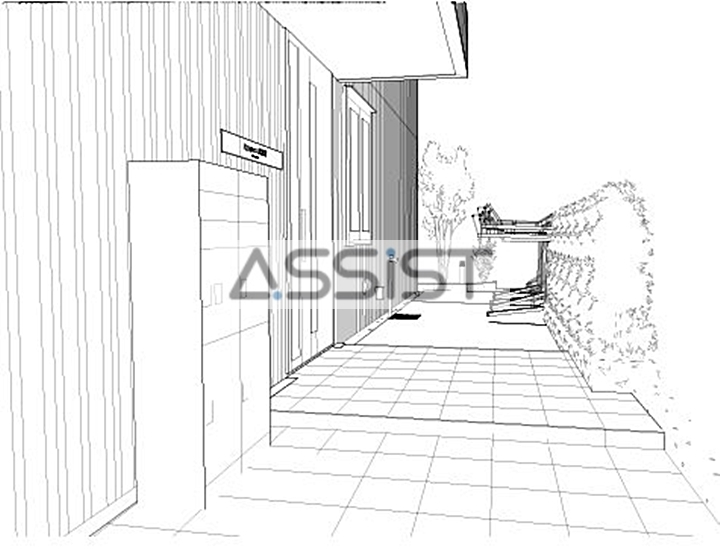 ロビー　※完成予想パースです