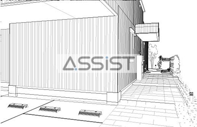 駐車場　※完成予想パースです