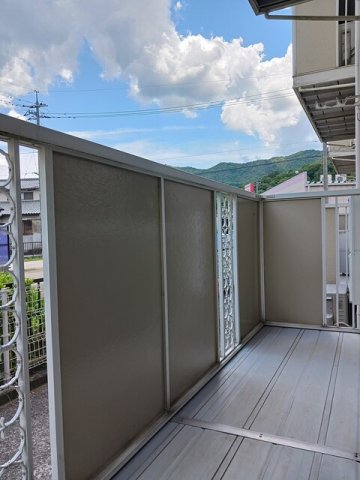 バルコニー　落ち着いた時間を過ごせるバルコニーです