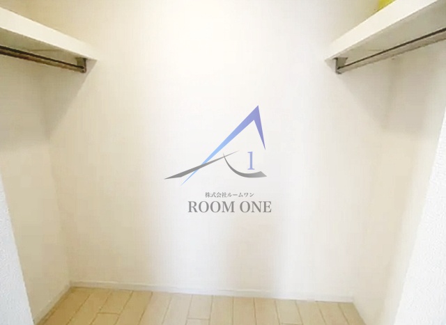 収納　ウォークインクローゼットです。