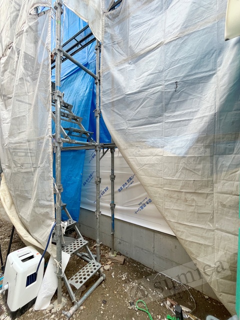 その他共有部分　建築中