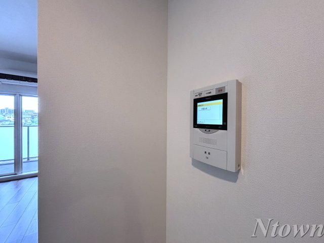 セキュリティ　モニター付きインターホンです