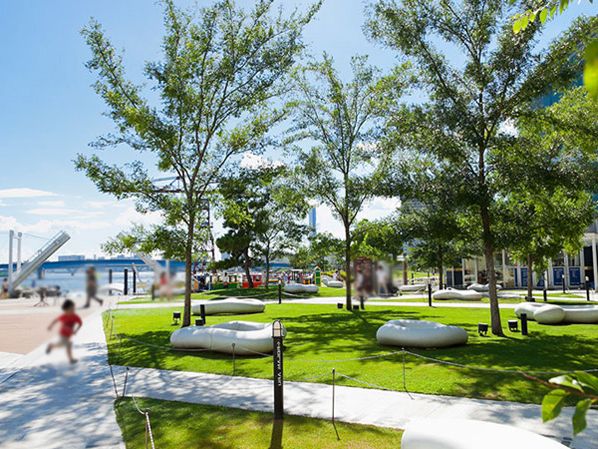 公園　豊洲公園（公園）まで696m