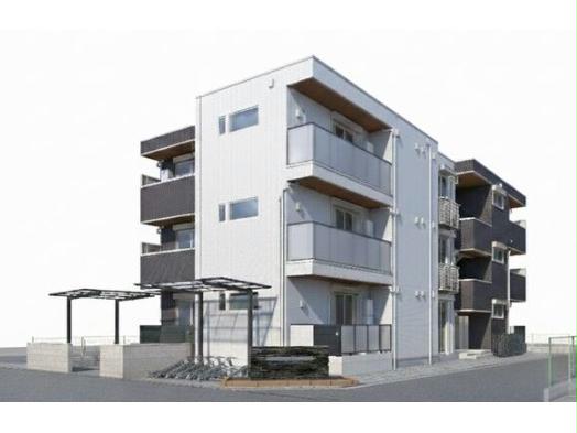 建物外観　完成模型図