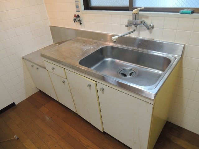 キッチン　ガスコンロ設置可