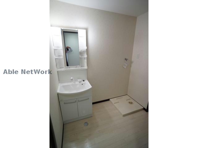 洗面設備　他の号室の写真です