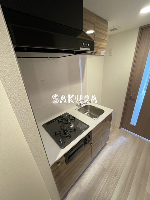 キッチン　グリル付き2口ガスキッチン♪