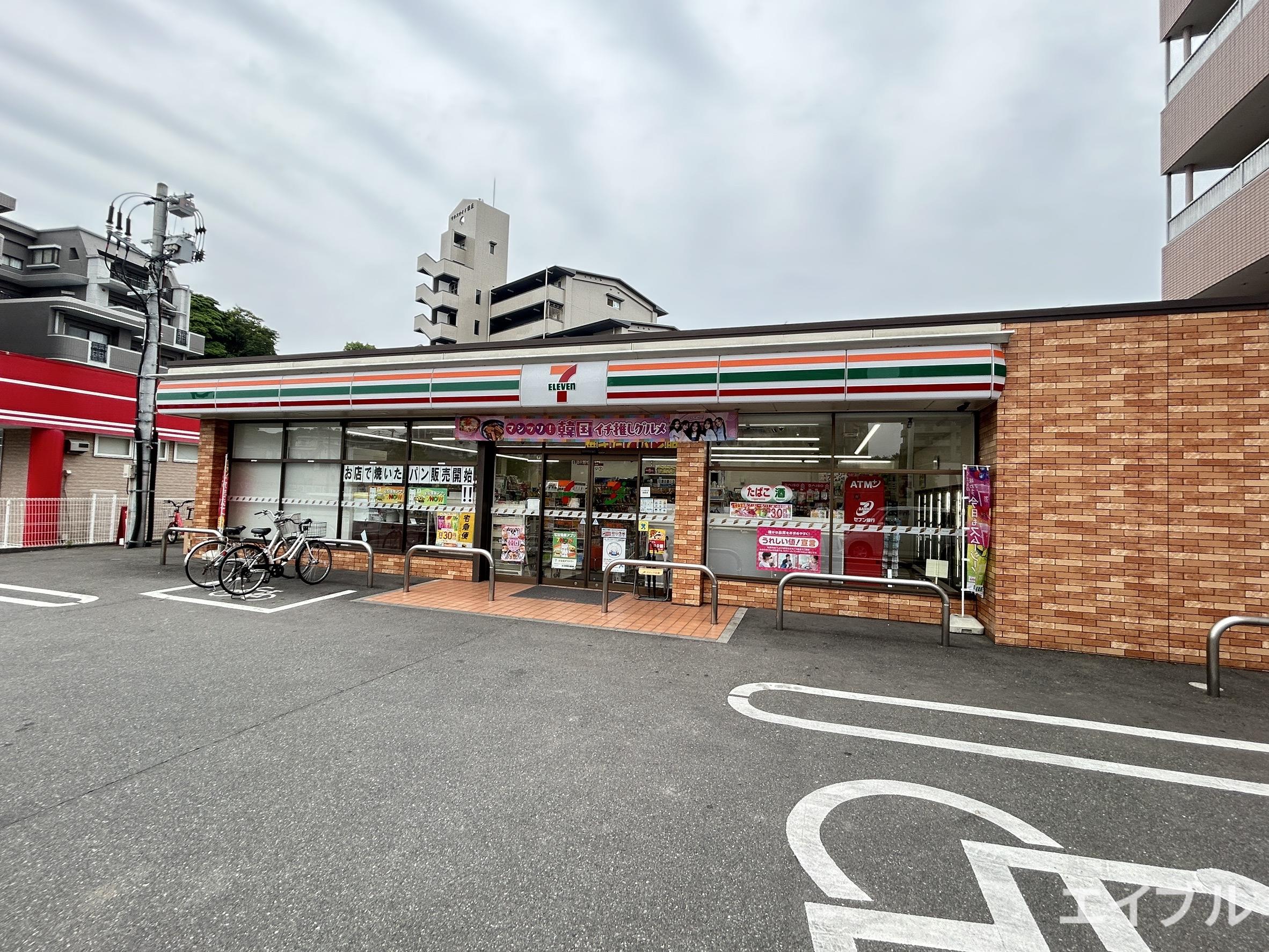 コンビニ　セブンイレブン福岡笹丘1丁目店（コンビニ）まで337m