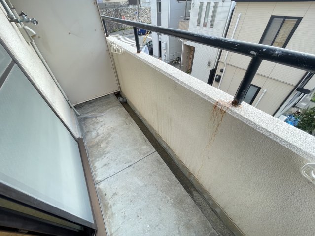 バルコニー　広々としたバルコニーです