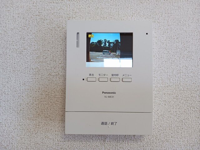 セキュリティ　モニタ付インターホンです。