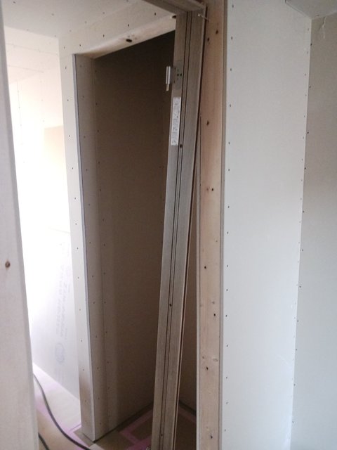 収納　建築中