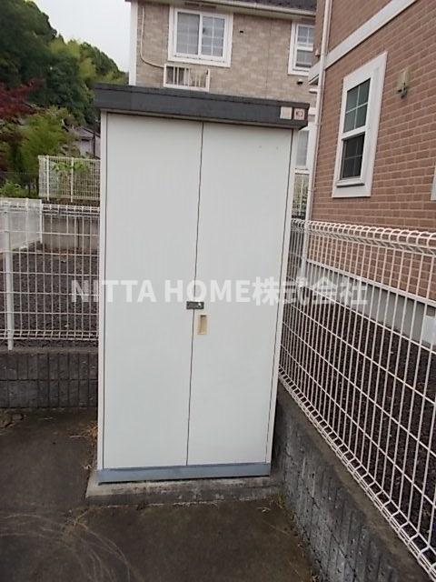 その他設備　外部物置を完備しています！