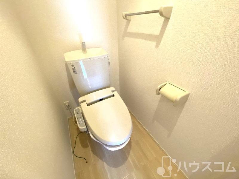 トイレ　温水暖房便座です！