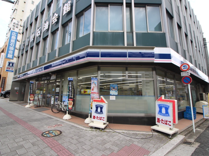 コンビニ　ローソン 広島的場町店（コンビニ）まで120m