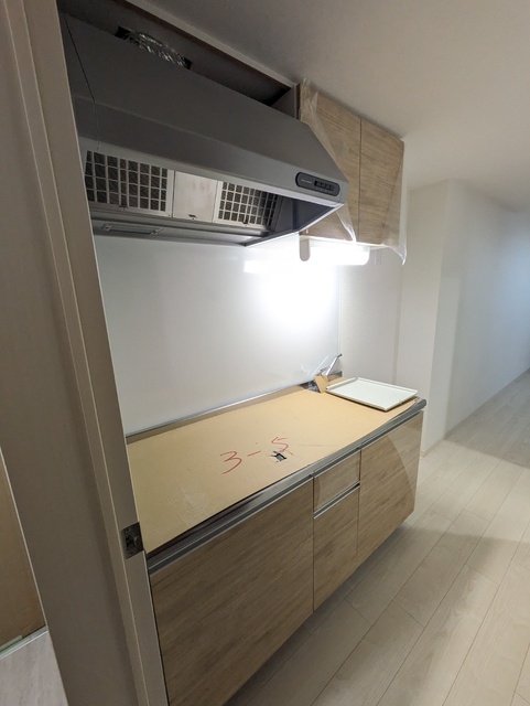 キッチン　建築中のため、一部仕様が異なる場合があります。