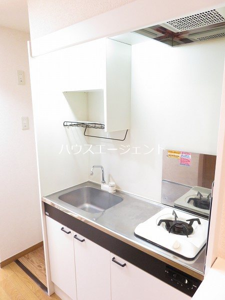 キッチン　1口ガスシステムキッチンです。