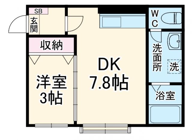 八千代台西9丁目共同住宅の間取り写真
