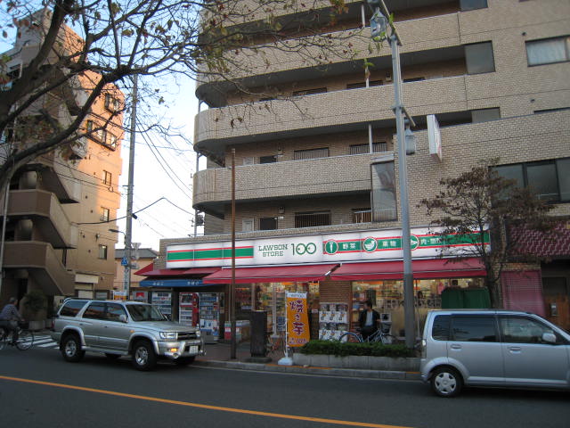 コンビニ　ローソンストア100 西保木間店（コンビニ）まで410m