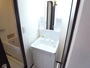 洗面設備　トイレ閉開時接触する為変更予定。オシャレなものが設置予定。