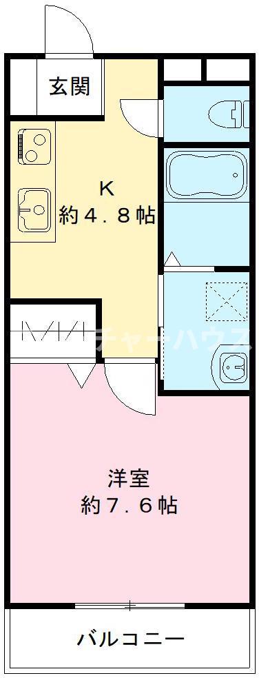 ファミール岩間の間取り写真