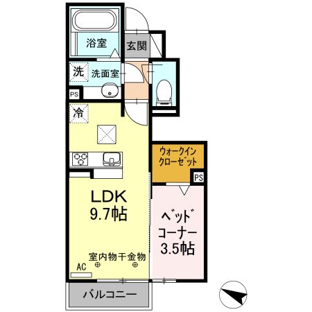 Radius Kの間取り写真