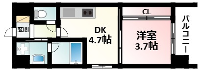 エルシア新大阪の間取り写真