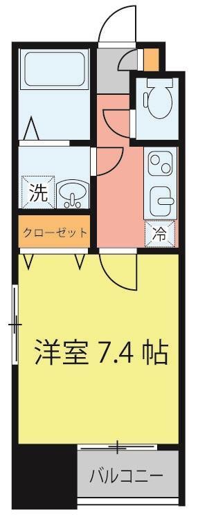 シェルグランデ東口の間取り写真