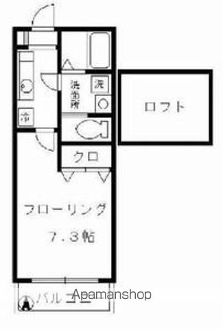 ＪＲ東海道本線 平塚駅 バス乗車時間：12分 最寄りバス停で下車 徒歩4分 2階建 築17年の間取り写真